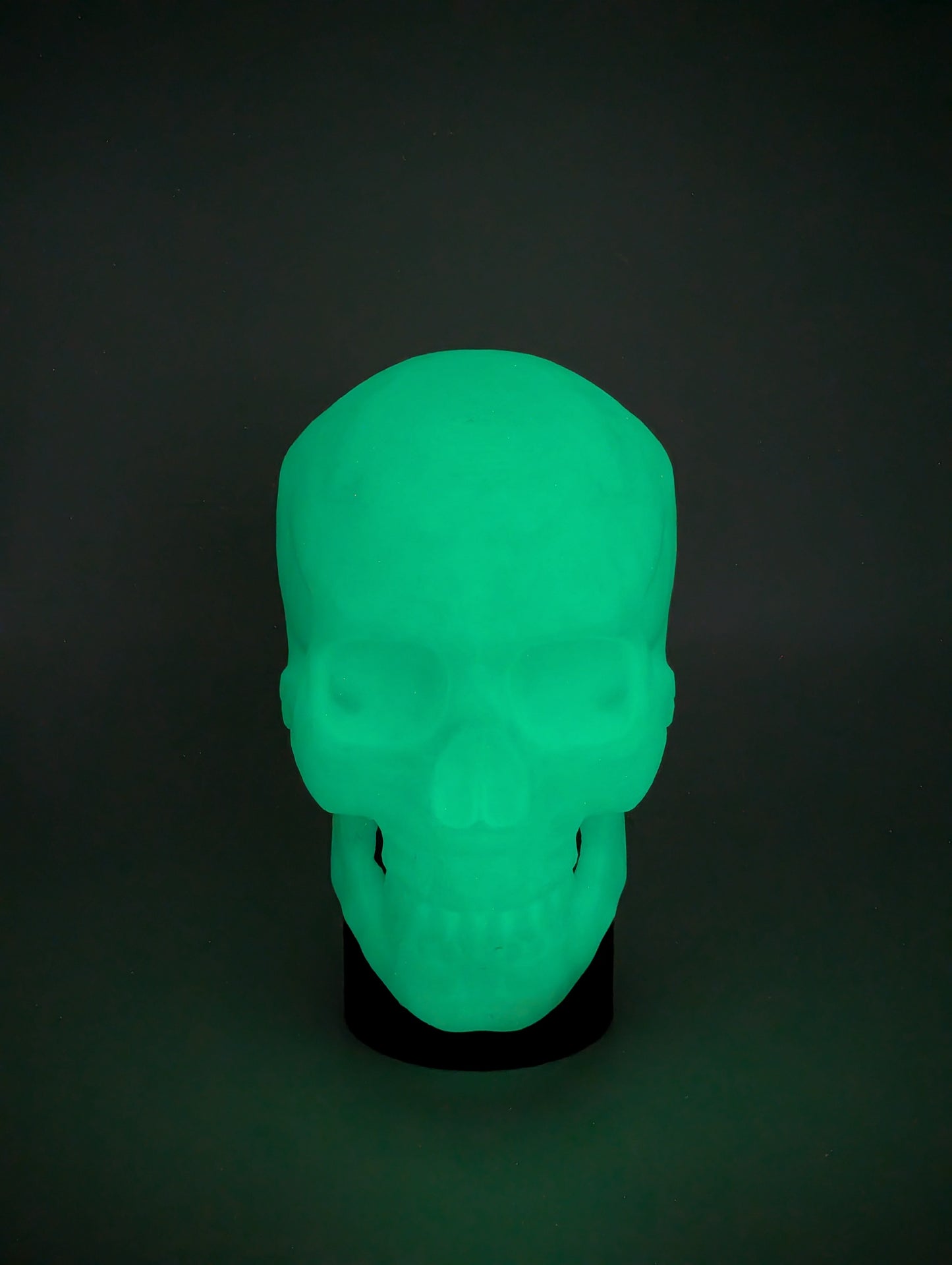 Glow in the Dark Skull Towbar Bling glowing at night